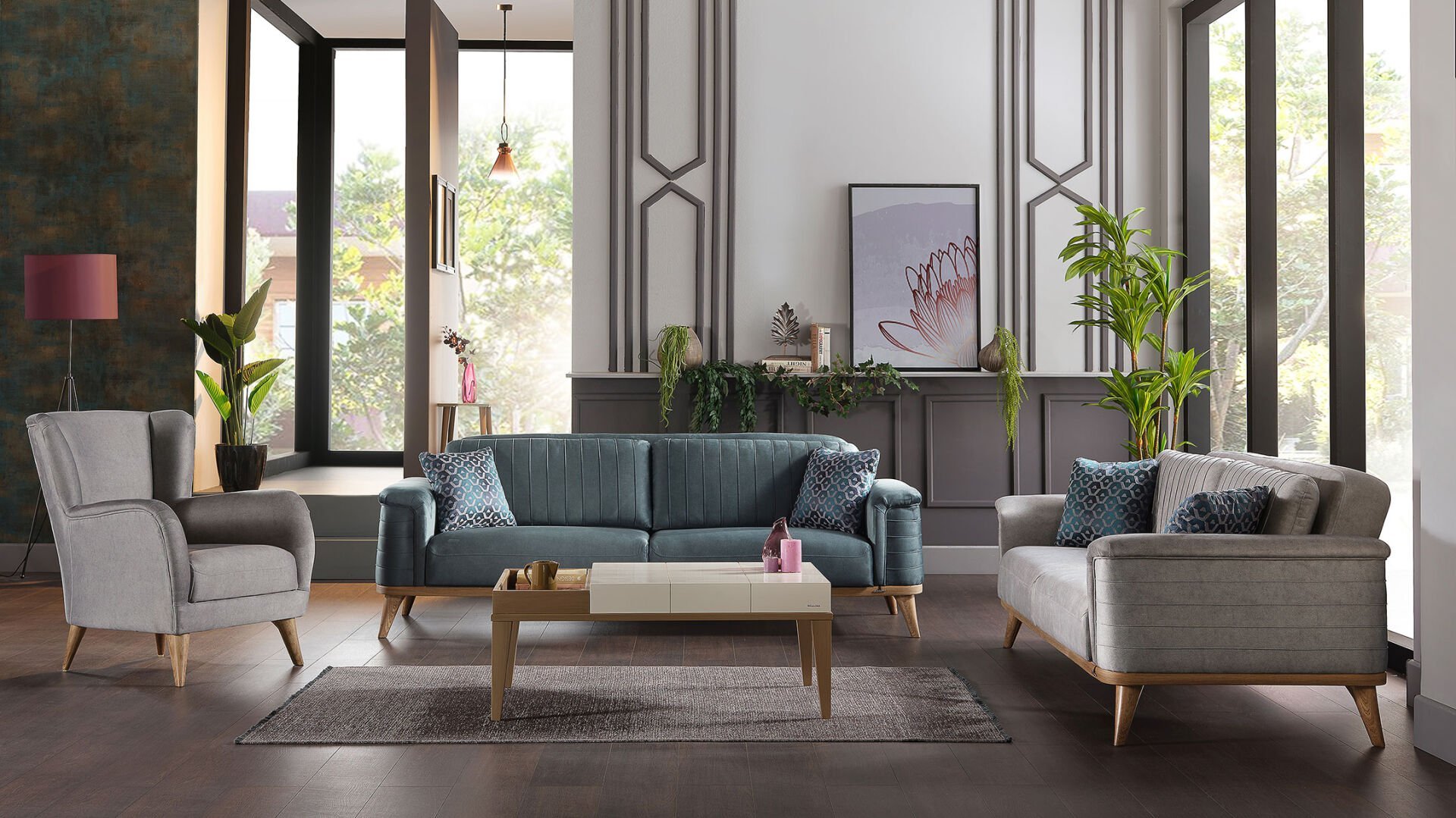 Mavenna Plus Koltuk Takımı (3+3+B+B)