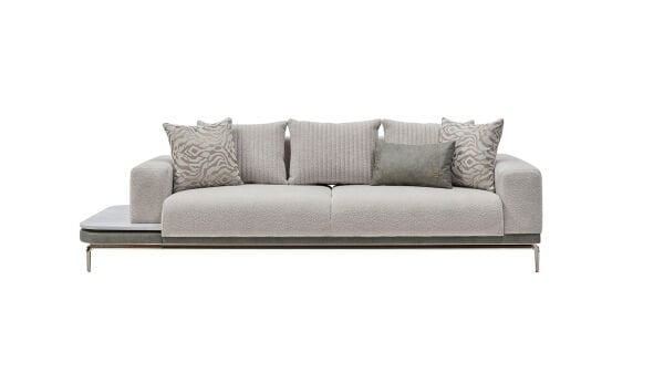 Estella Üçlü Sağ Koltuk - Krem