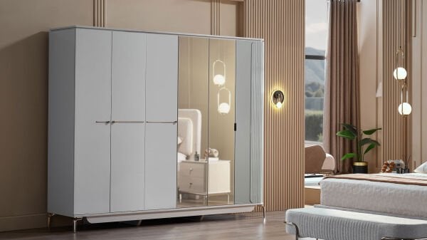 Estella 6 Kapaklı Gardırop