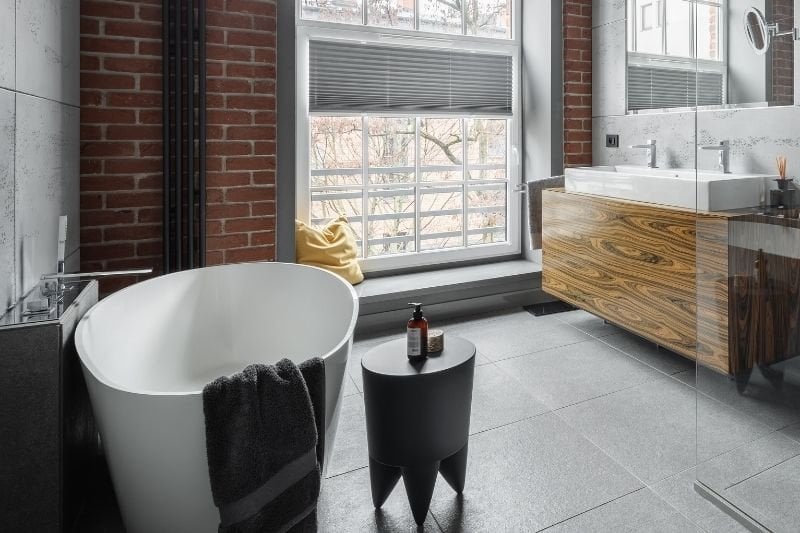 Endüstriyel Tarz Banyo Dekoru