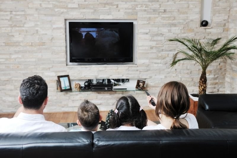 Retro Stili Tv Arkası Dekoru