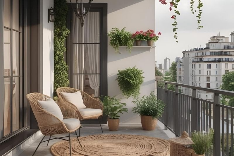 estetik balkon dekorasyonu