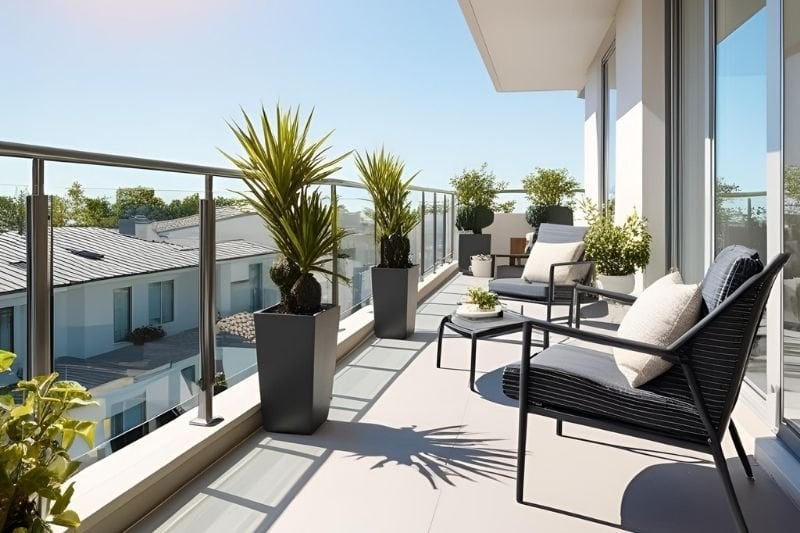 balkon dekorasyonu