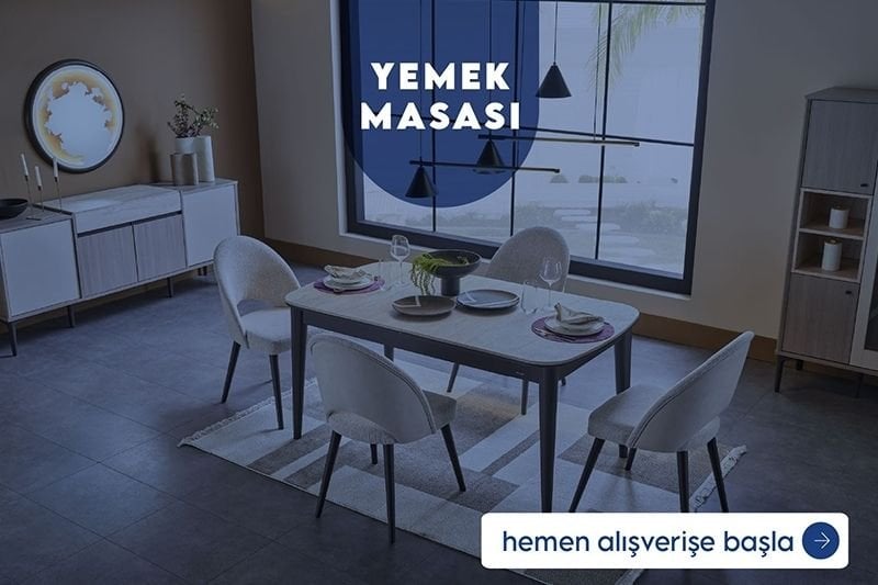 yemek masası dekorasyonu