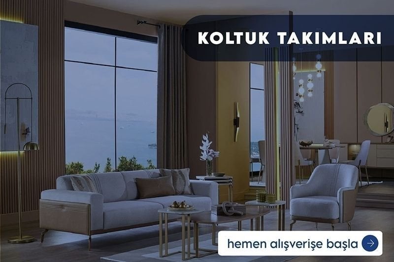 şık ve konforlu koltuk takımları