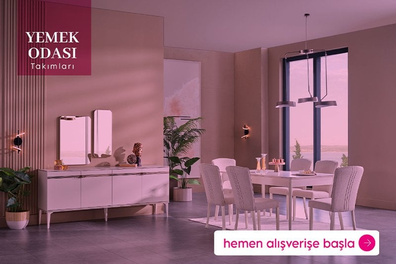 yemek masası dekorasyonu