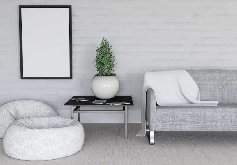 Minimalist ev dekorasyonu