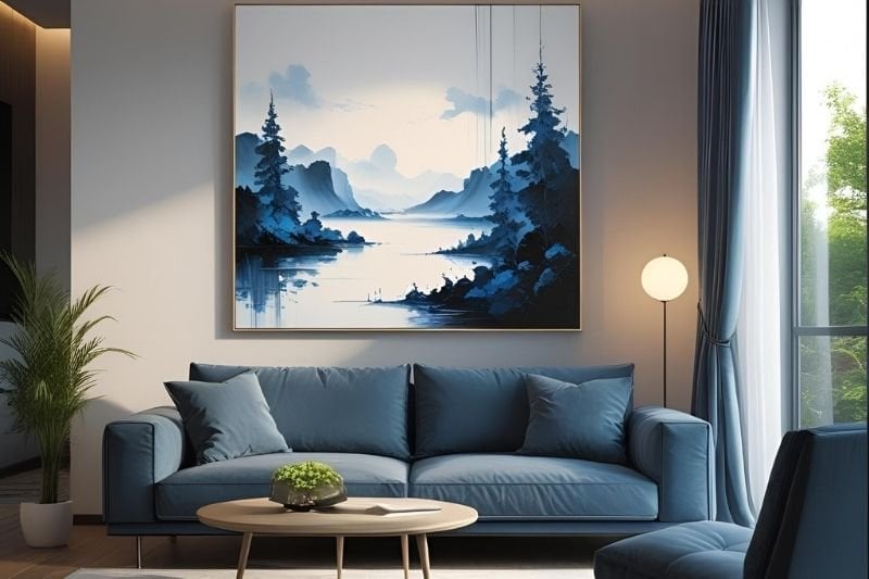 evde tablo dekorasyonu