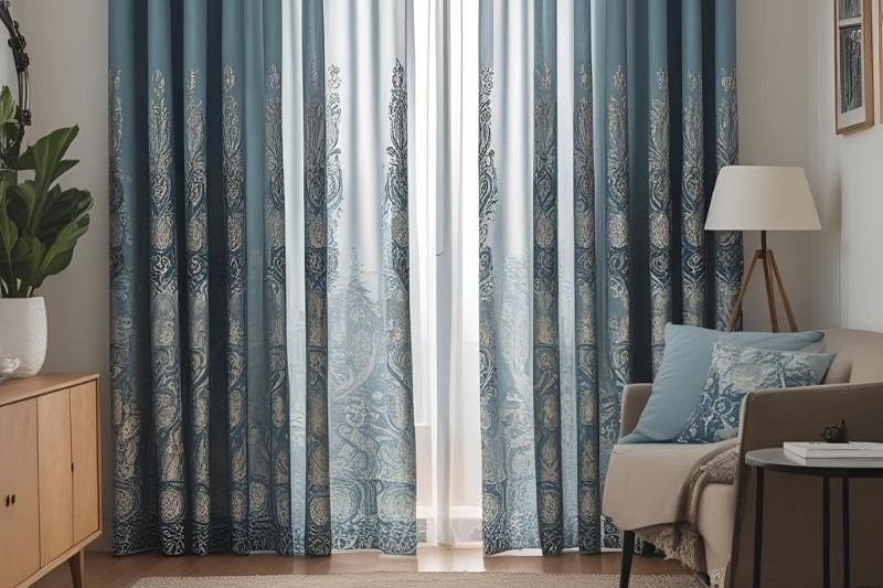 evde perde dekorasyonu