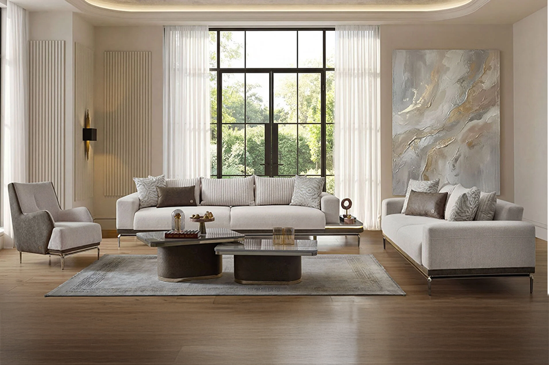 Modern Salon Dekorasyonunda Şıklık ve Fonksiyonellik