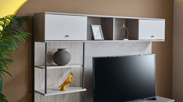 Mona Tv Ünitesi Dolap Modüllü Arka Pano