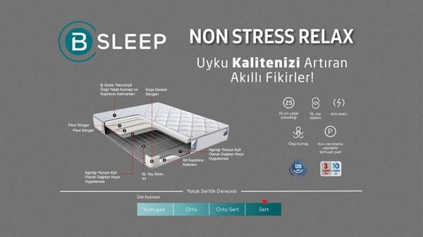 Non Stress Relax Yatak 120X200