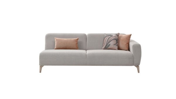 Orleon Üçlü Sol - Vizon - Meşe Renk Ayak