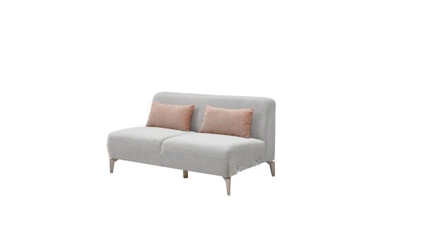 Orleon İkili Kolsuz - Vizon - Meşe Renk Ayak