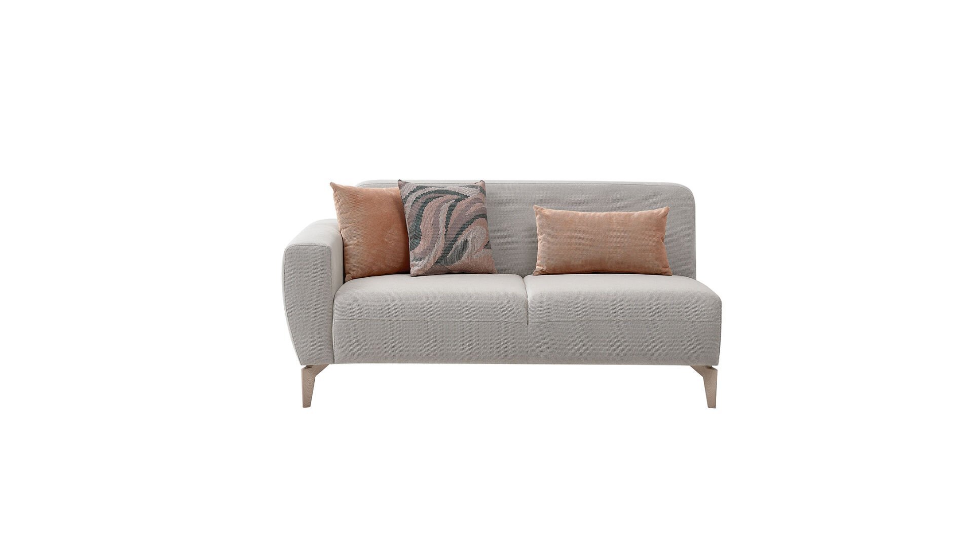 Orleon İkili Sağ - Vizon - Meşe Renk Ayak