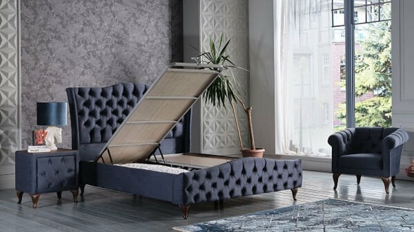 Estonya Baza Ceviz Renk Ayak