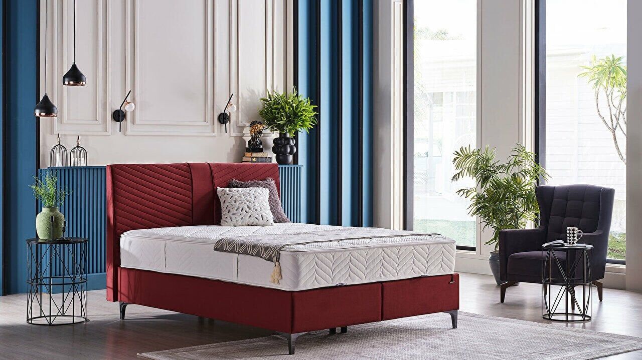 Petra Plus Baza 90X190 - Bordo