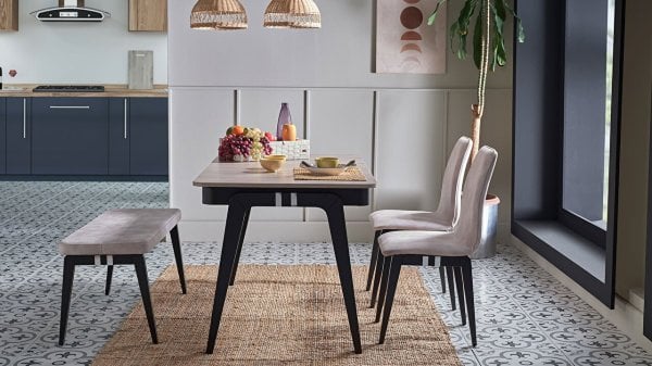 Nicoly Açılır Mutfak Masası Meşe