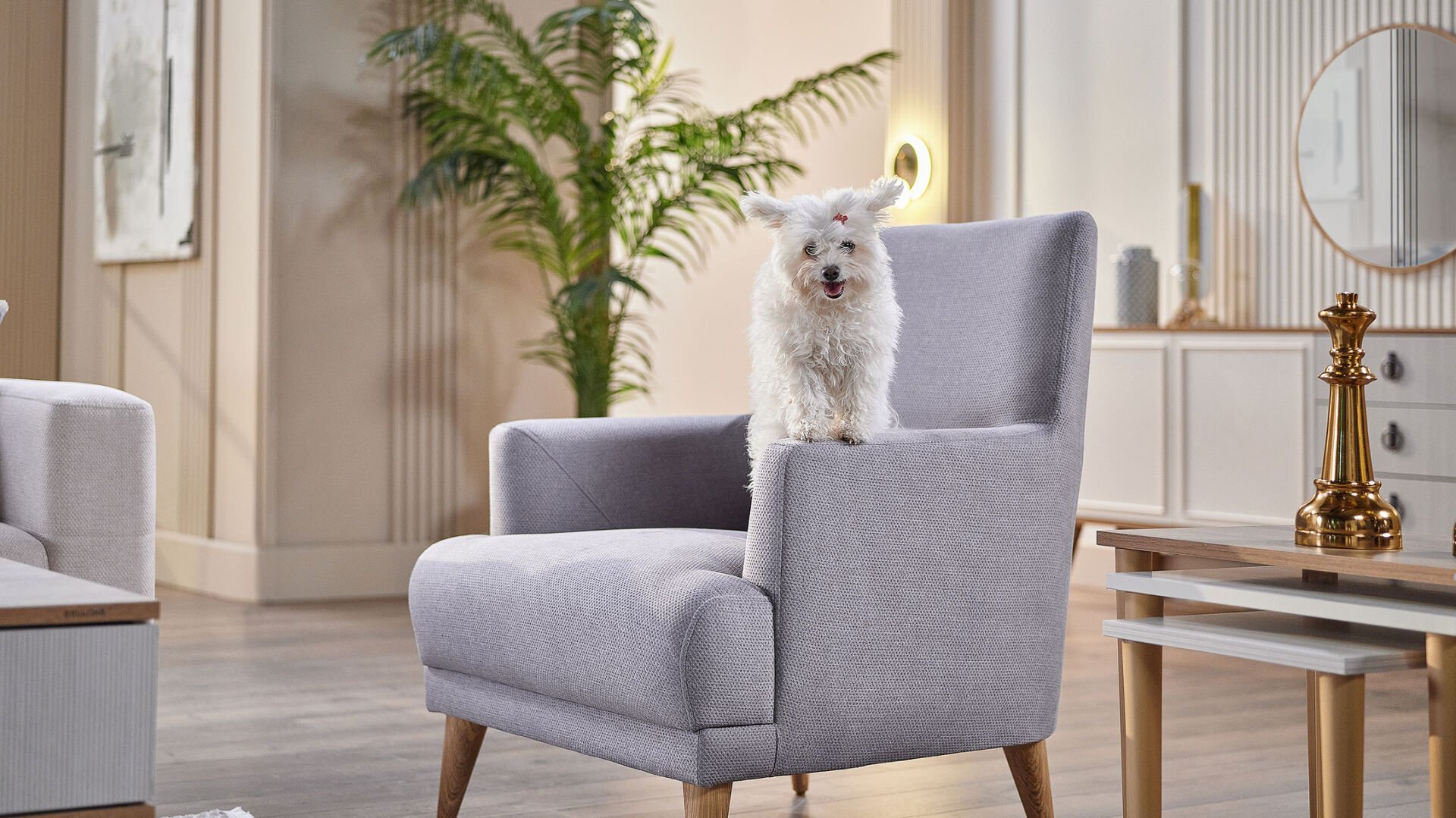 Caldera Berjer - Mavi - Meşe Renk Ayak