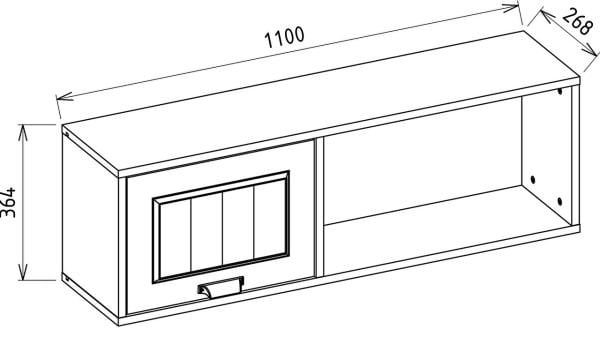 Andera Çalışma Masası Üst Kitaplığı