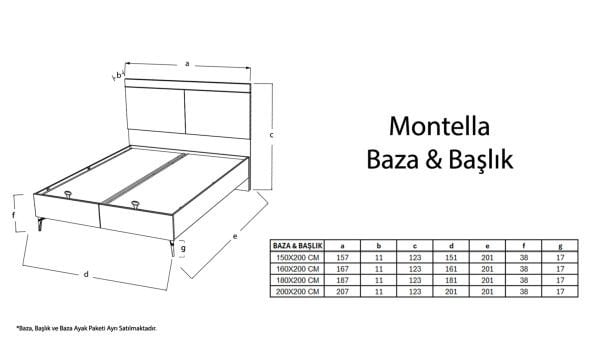 Montella Baza 180X200