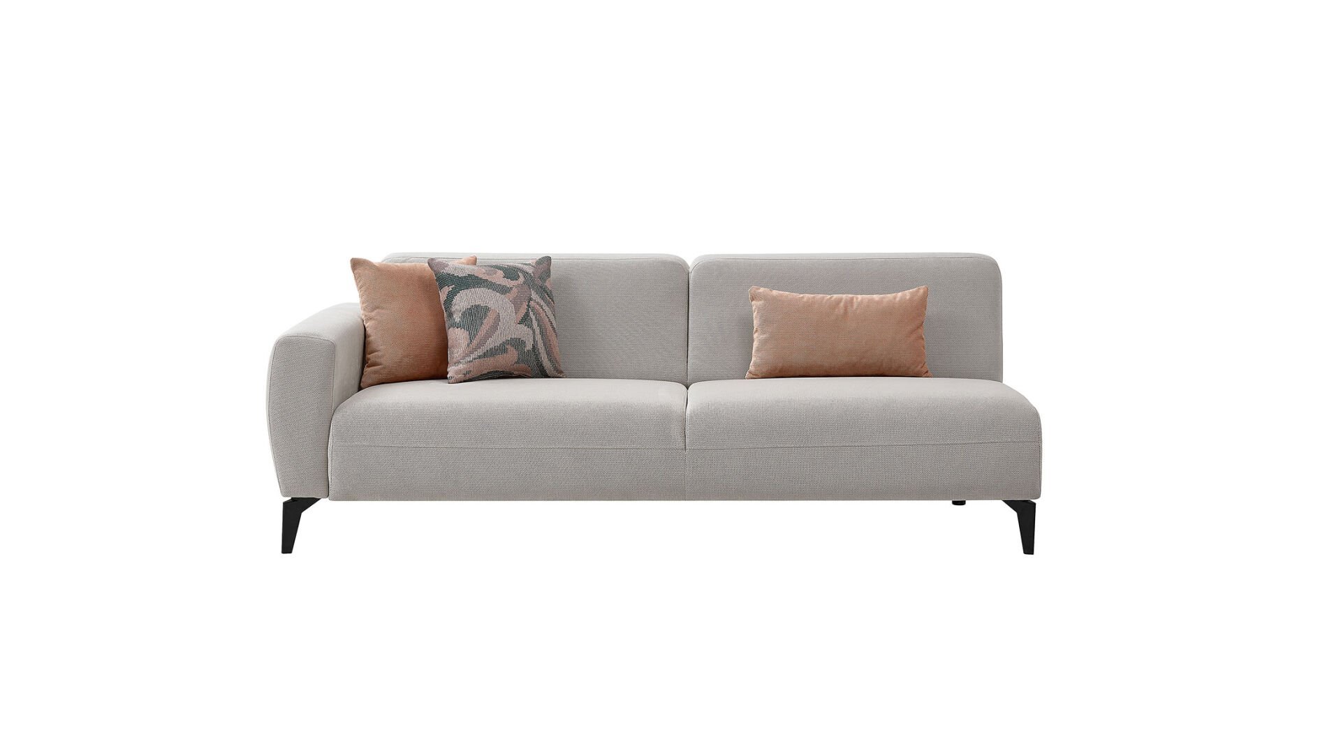 Orleon Üçlü Sağ - Vizon - Siyah Renk Ayak