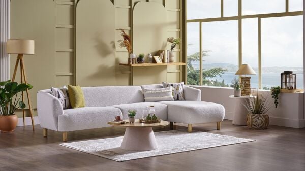 Bonita Köşe Koltuk XL - Beyaz