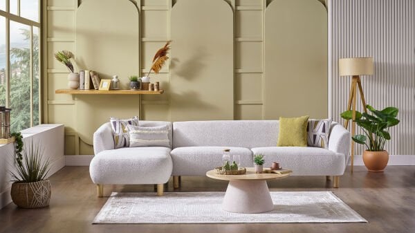 Bonita Köşe Koltuk XL - Beyaz