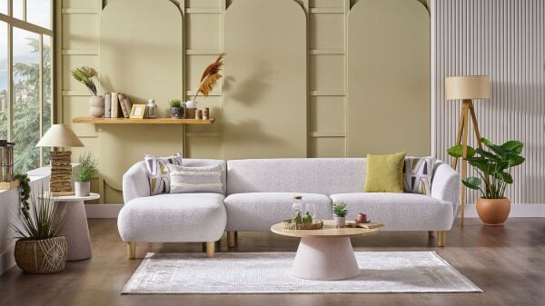 Bonita Köşe Koltuk XL - Beyaz