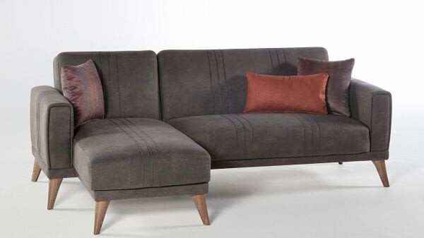 Ruby Uzanmalı Köşe Sağ Koltuk Gri