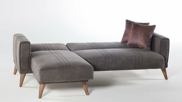 Ruby Uzanmalı Köşe Sağ Koltuk Gri