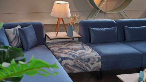 Orleon Köşe Koltuk - Lacivert