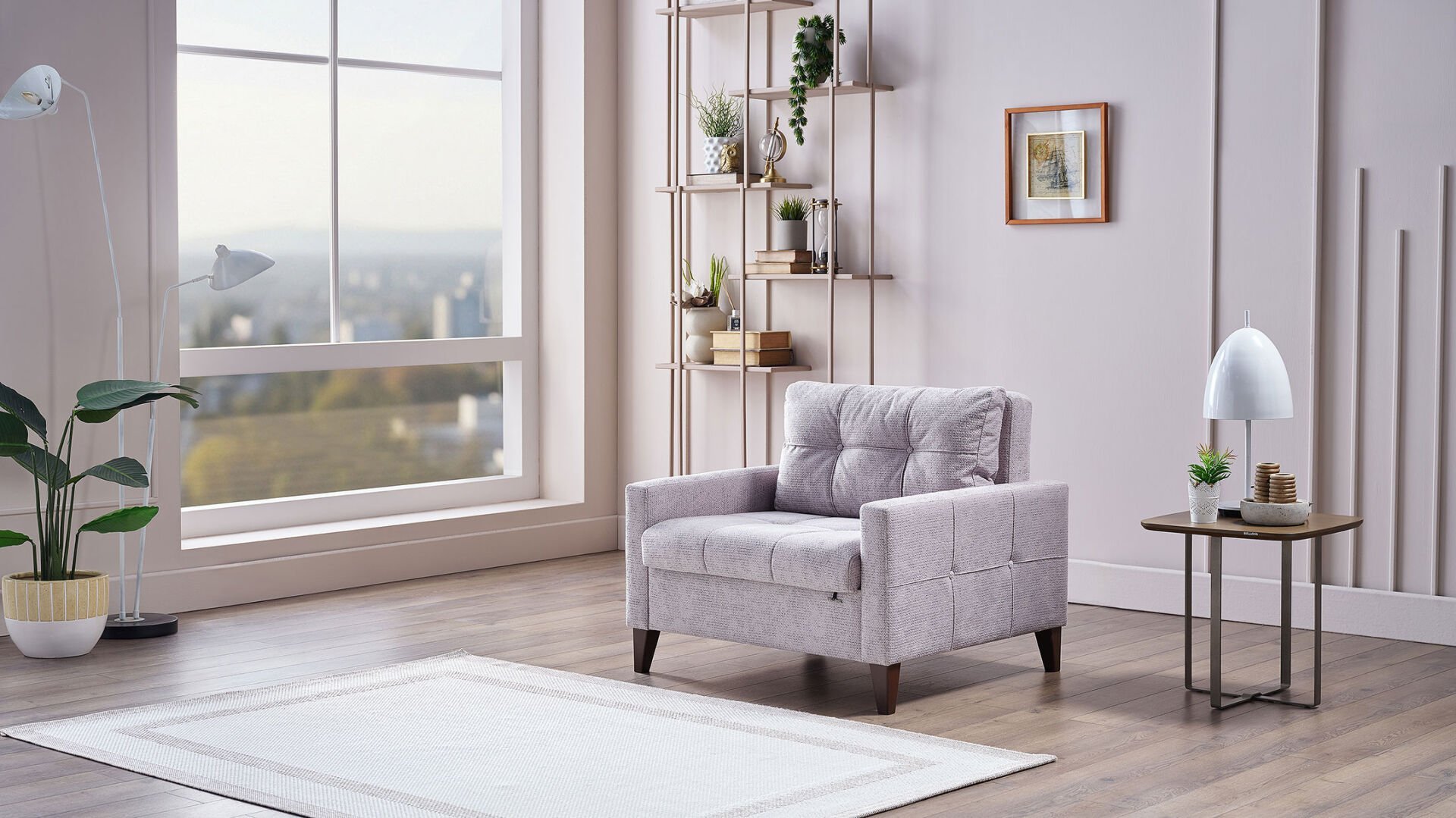 Sandro Family Tekli Yataklı Koltuk - Gri