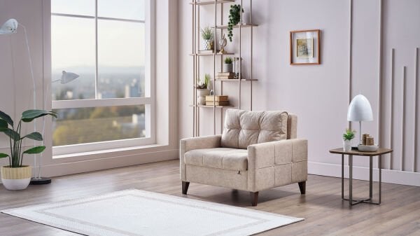 Sandro Family Tekli Yataklı Koltuk - Vizon