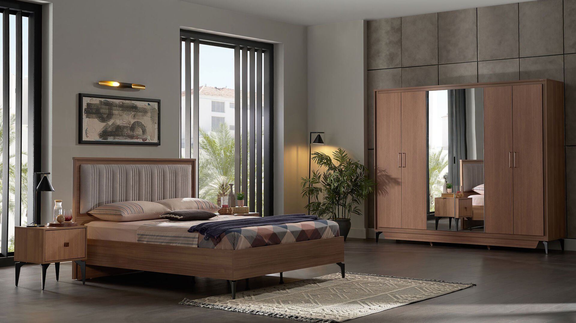 Monaco 6 Kapaklı Yatak Odası Takımı
