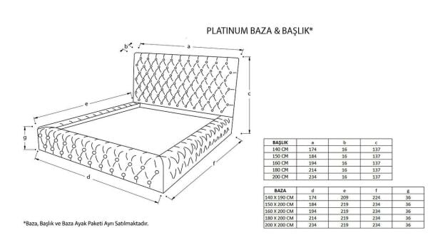 Platinum Başlık - Gri 160