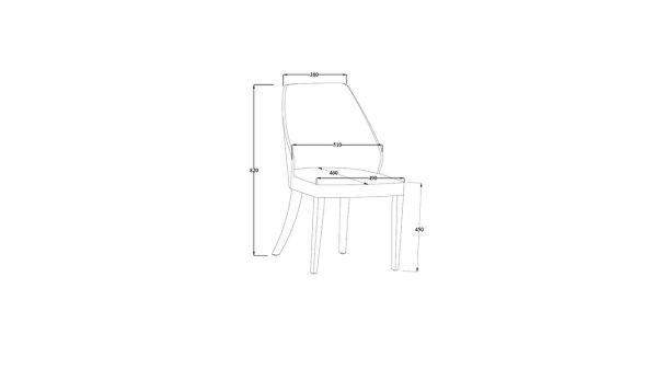 Monaco Sandalye 6336 2 li