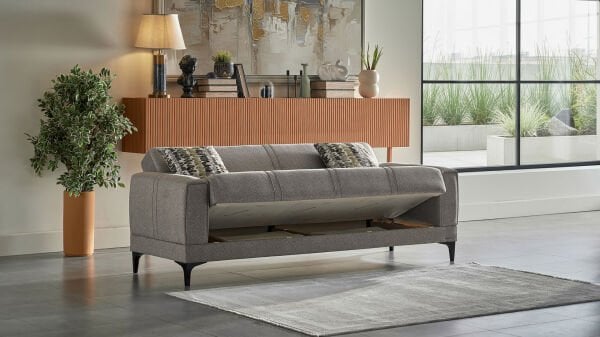 Ruby S Kmp Üçlü Koltuk - Kahve