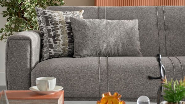 Ruby S Kmp Üçlü Koltuk - Kahve