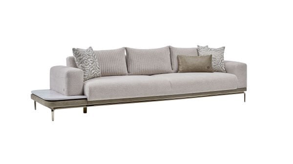 Estella Dörtlü Sağ Koltuk - Krem