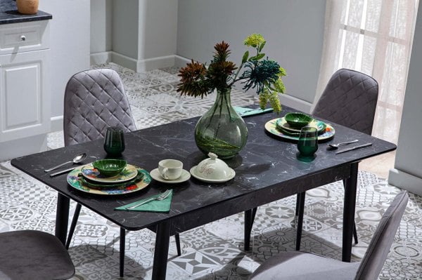 Arte Sandalye 6135 2 li Siyah