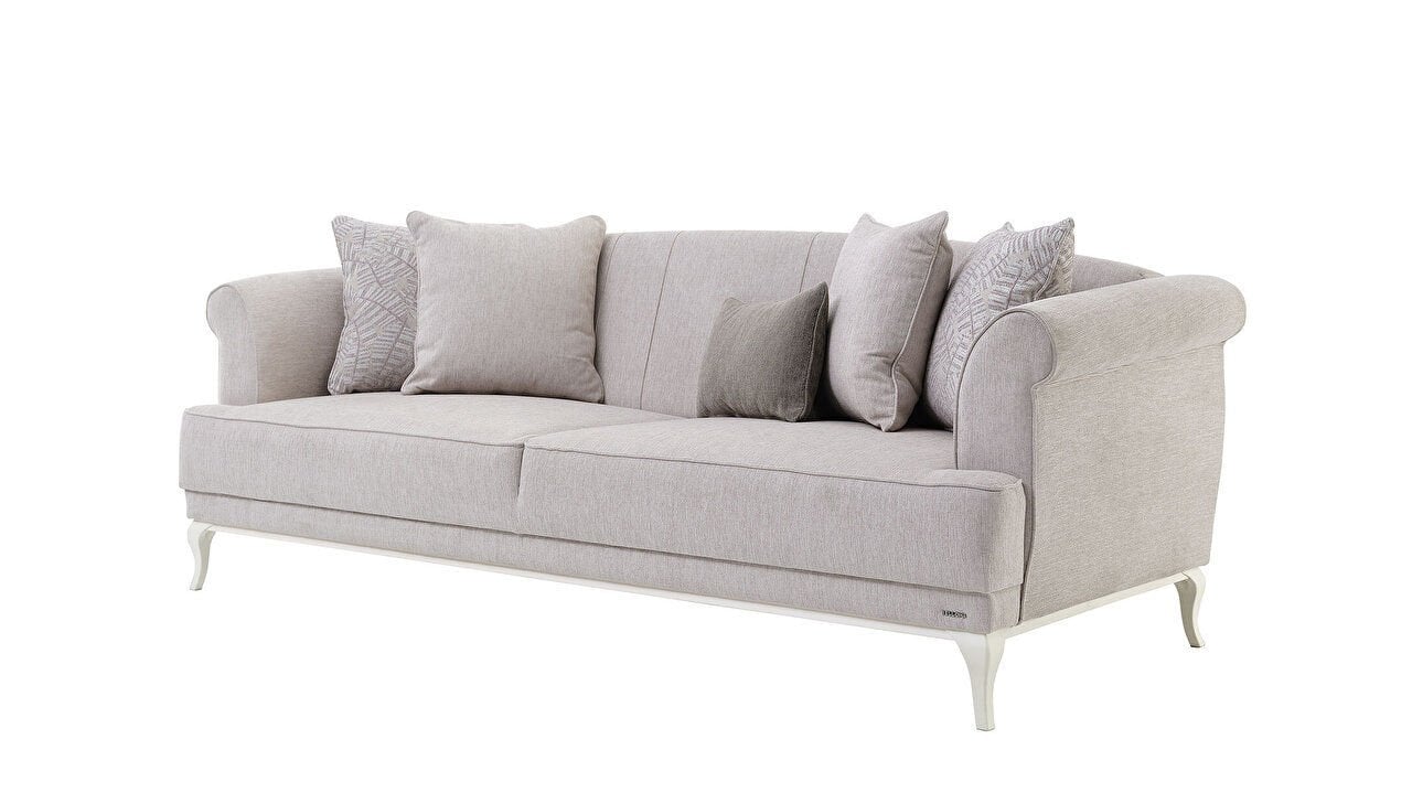 Andera Üçlü Koltuk Gri