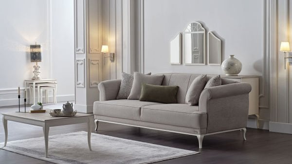 Andera Üçlü Koltuk Gri