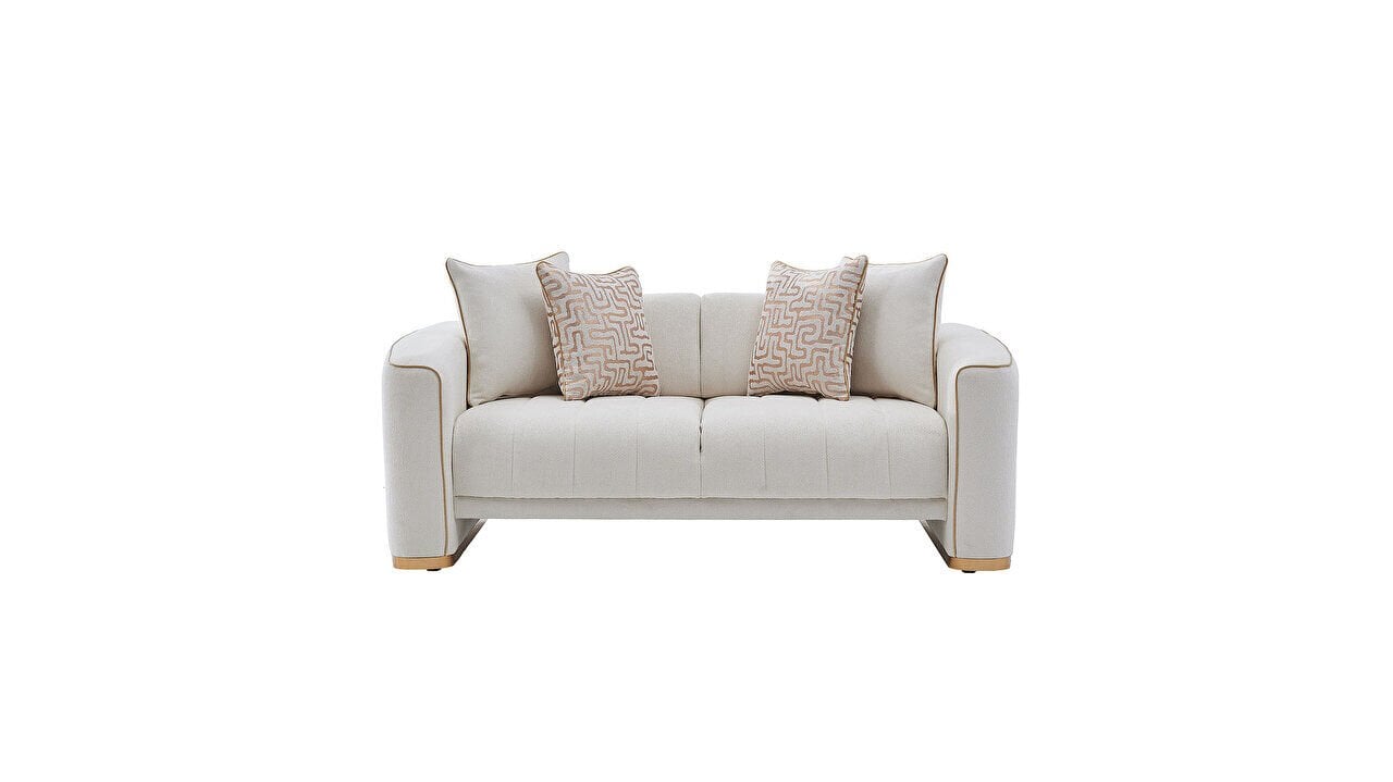 Veronica İkili Koltuk Krem