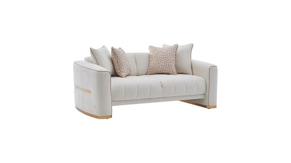 Veronica İkili Koltuk Krem