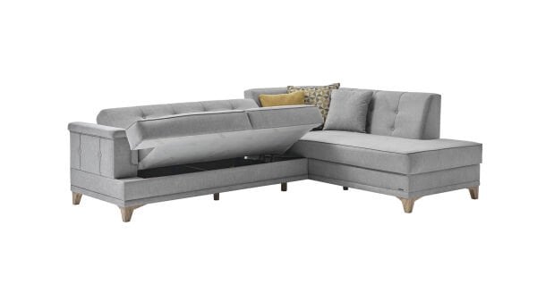 Cantona Köşe Koltuk L Sol - Gri