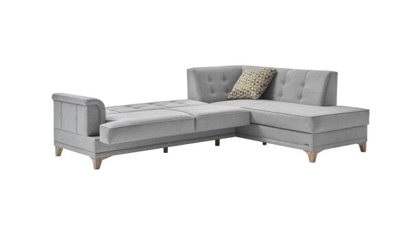 Cantona Köşe Koltuk L Sol - Gri