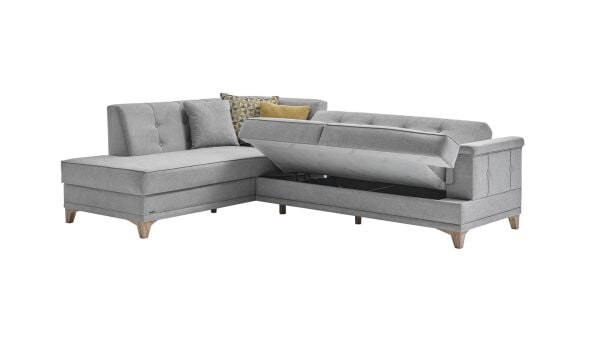 Cantona Köşe Koltuk L Sağ - Gri