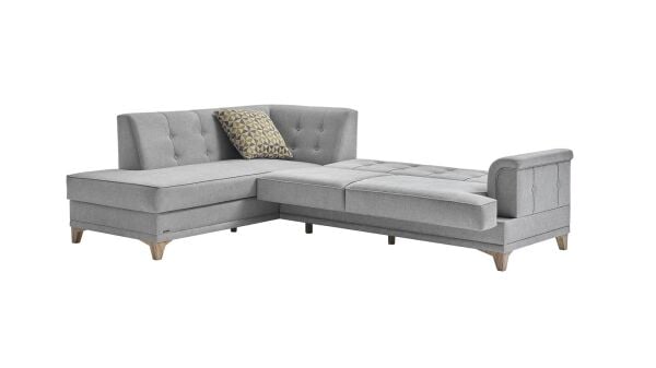 Cantona Köşe Koltuk L Sağ - Gri