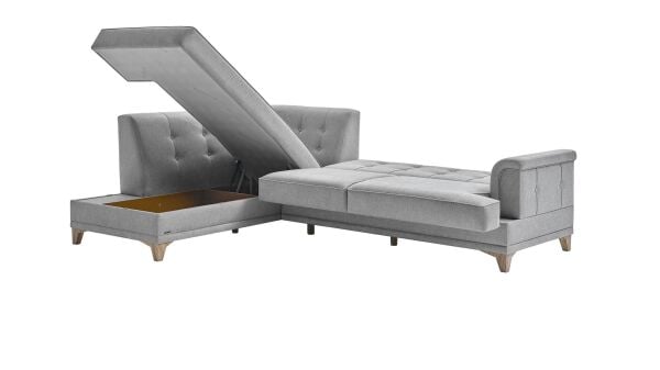 Cantona Köşe Koltuk L Sağ - Gri